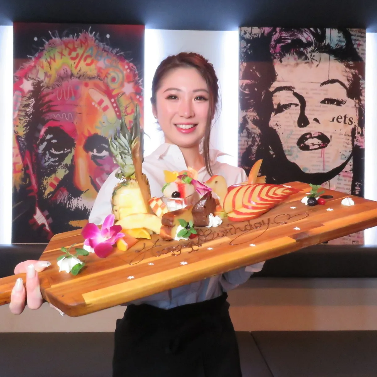 誕生日会や記念日など特別な日に…♪メッセージ付きプレートもご用意出来ます。当日でもご用意可能です!